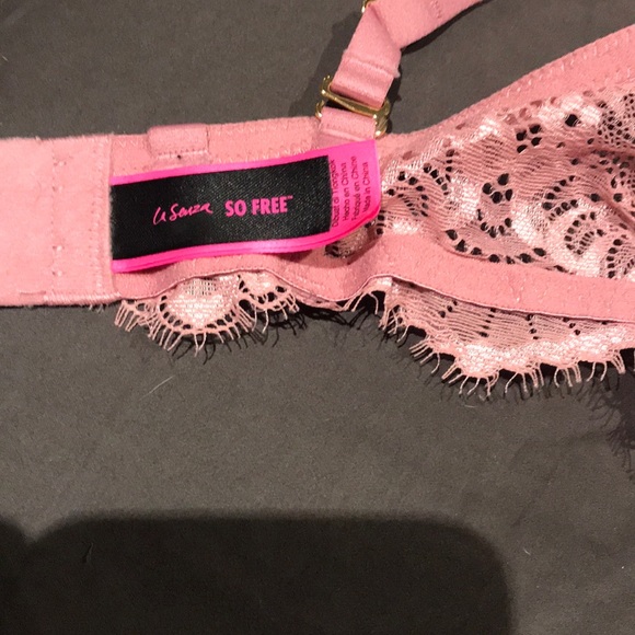 LA Senza Rose Lace Bra NWOT - Picture 4 of 8